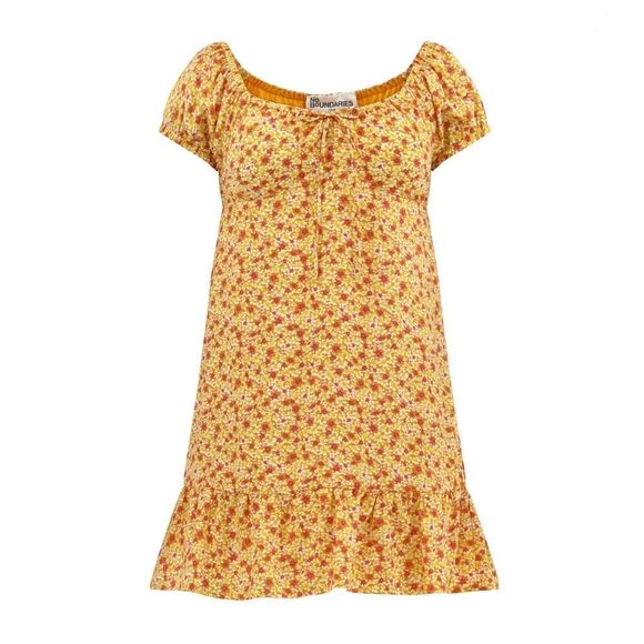 Women’s Mini Dress with Puff Sleeves Size M - Picture 8 of 8